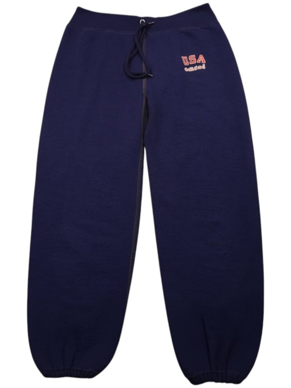 Vintage 70s Adidas USA Sweatpants Mens Small Blue Jogger Pants Tapered 80s